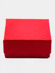 Красный коробка подарочная, 6,5 х 6,5 х 3,3 см