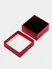 Красный коробка подарочная, 6,5 х 6,5 х 3,3 см