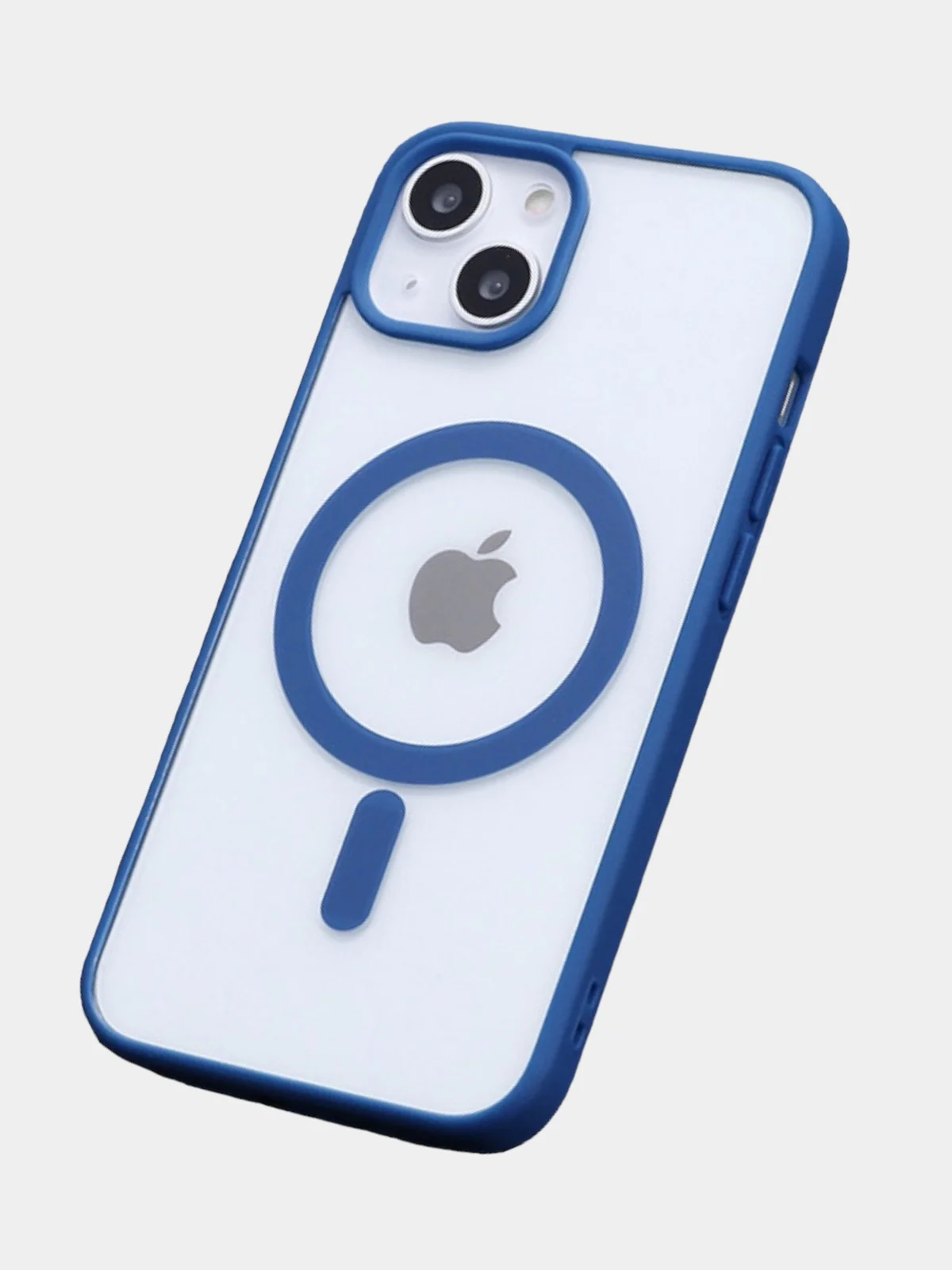 Синий чехол MagSafe для iPhone 11, 12, 13, 14, 15, Pro, Pro Max, Plus, mini, айфон, магсейф