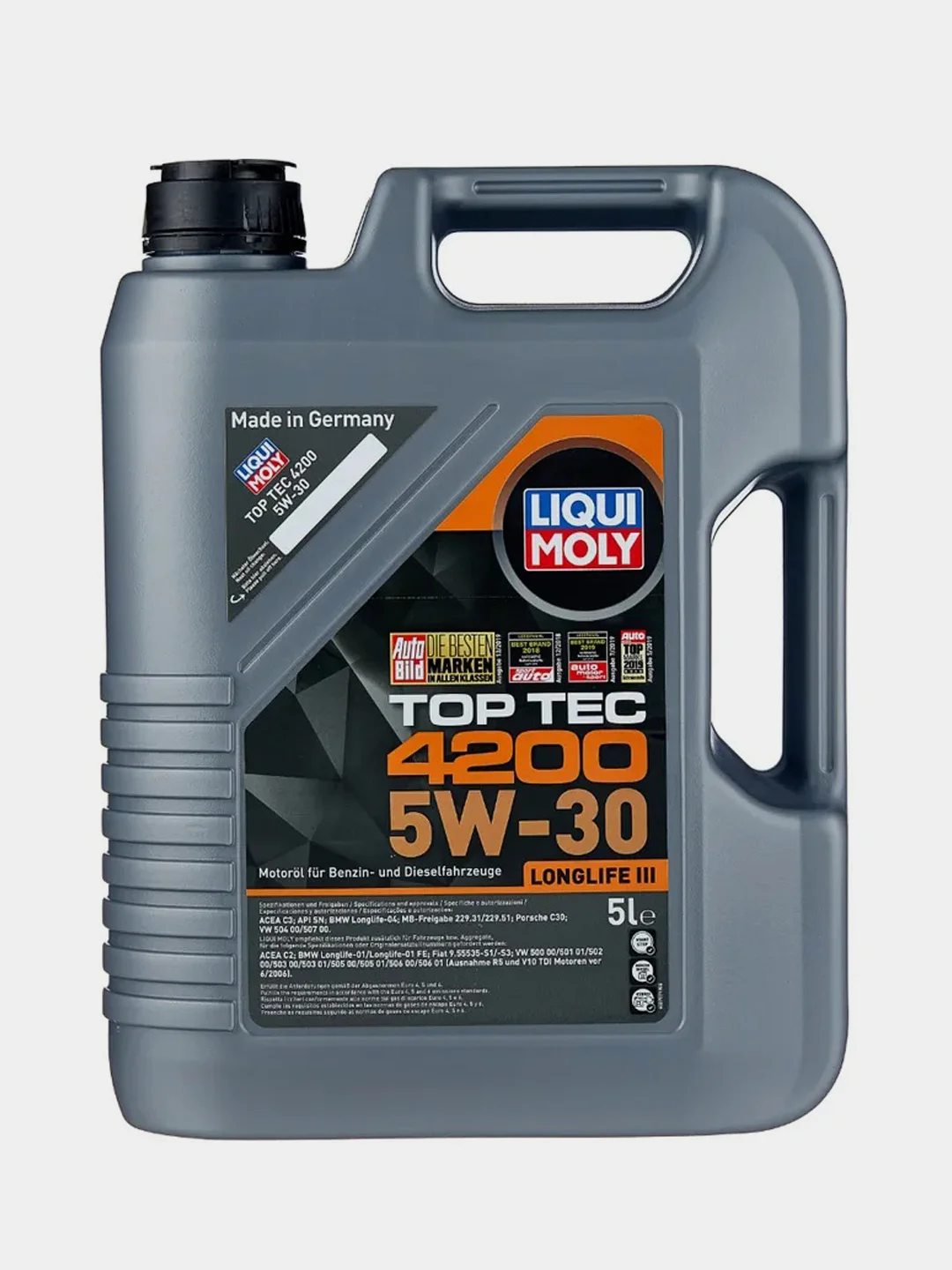 НС-синтетическое моторное масло Liqui Moly Top Tec 4200 5W-30 NG