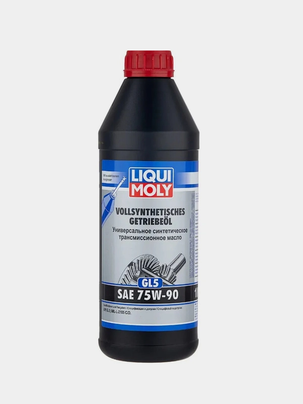 Синтетическое трансмиссионное масло Liqui Moly Vollsynthetisches Getriebeoil  75W-90, 1 л