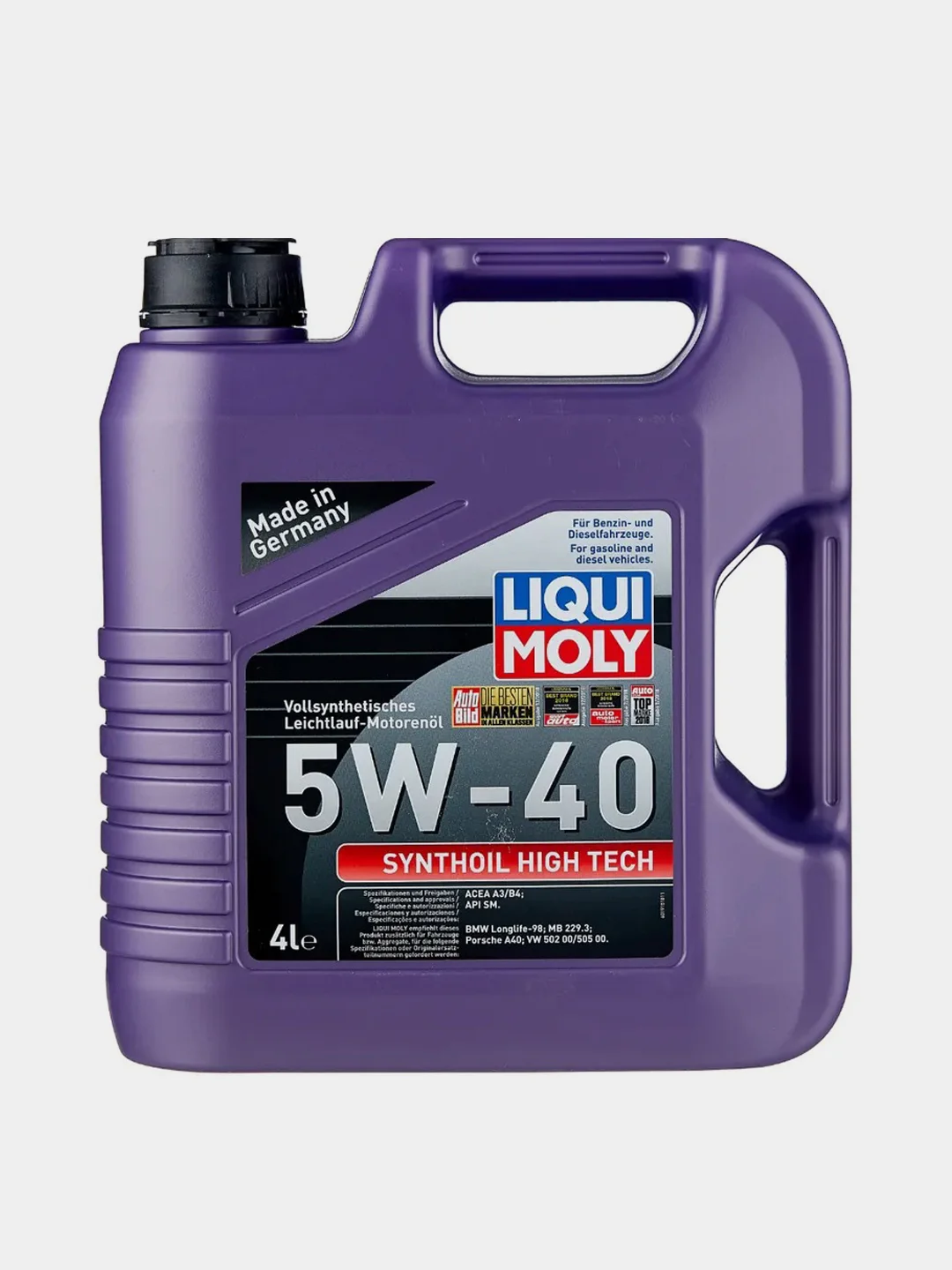 Синтетическое моторное масло Liqui Moly Synthoil High Tech 5W-40