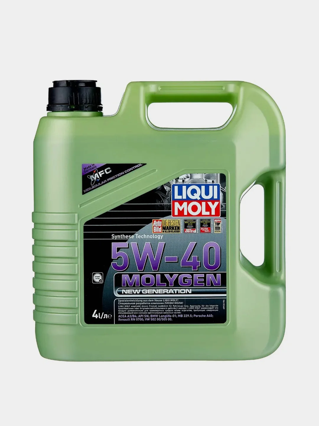 Моторное масло Liqui Moly Molygen New Generation 5W-40, НС-синтетическое