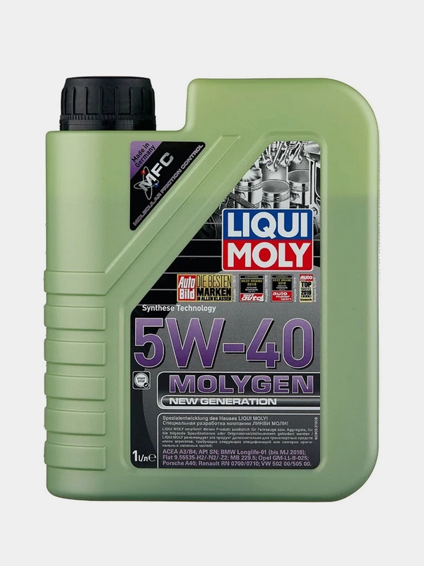 Моторное масло Liqui Moly Molygen New Generation 5W-40, НС-синтетическое