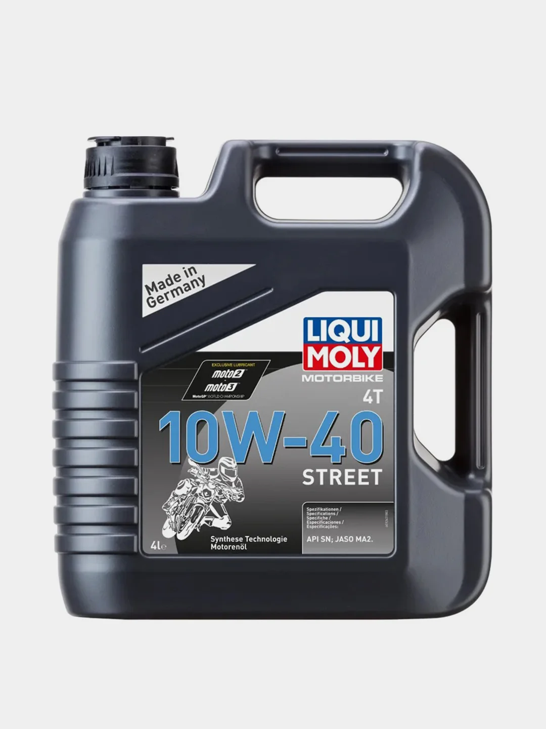 Моторное масло для 4-тактных мотоциклов Liqui Moly Motorbike 4T Street 10W-40, HC-синт