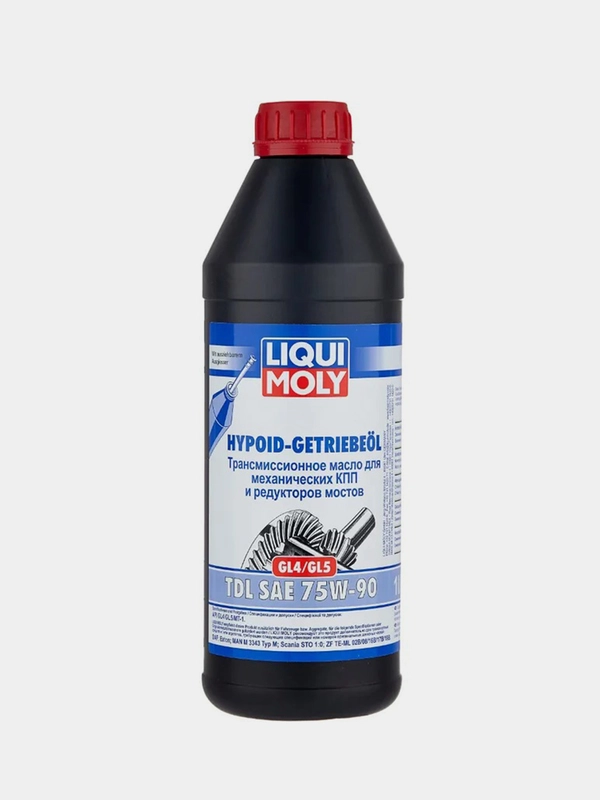 Полусинтетическое трансмиссионное масло Liqui Moly Hypoid-Getriebeoil TDL 75W-90, 1 л