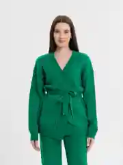 Зеленый костюм трикотажный QP Store