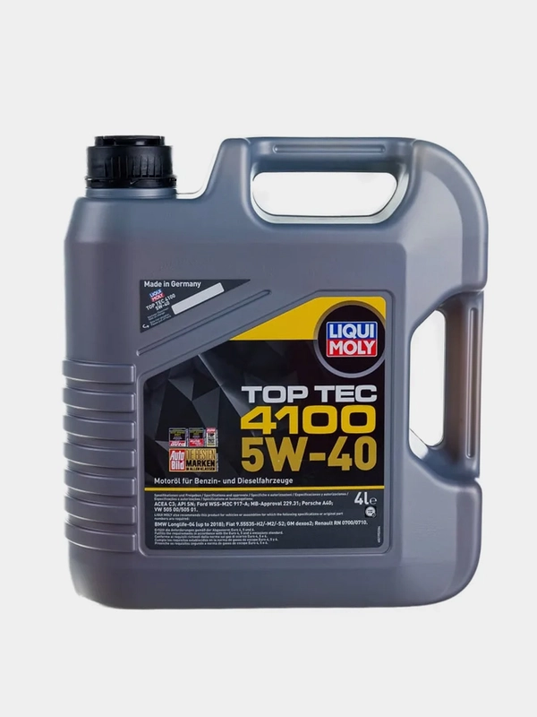 Моторное масло Liqui Moly Top Tec 4100, НС-синтетическое, 5W-40
