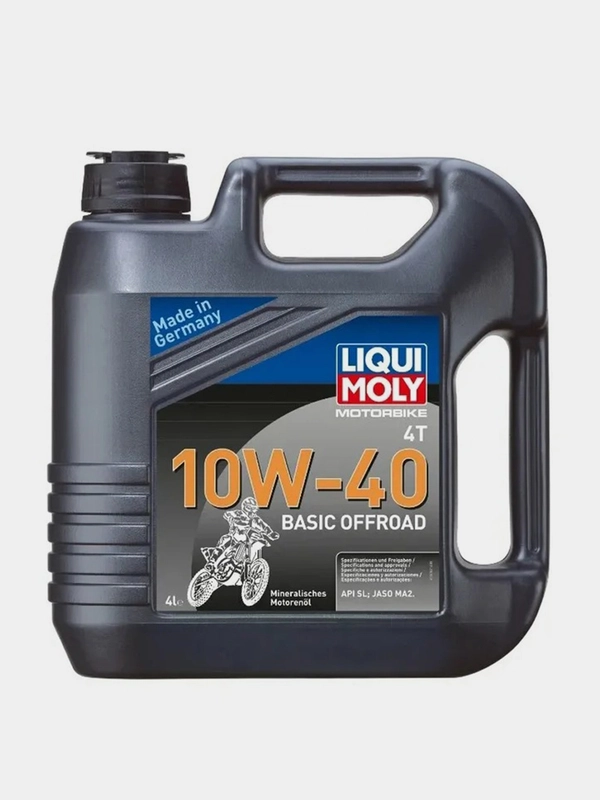 Motorbike 4T 10W-40 Offroad (HC-синтетическое), 4 л, 3056, LiquiMoly