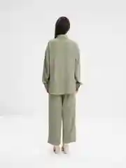 Оливковый костюм женский, сингапур