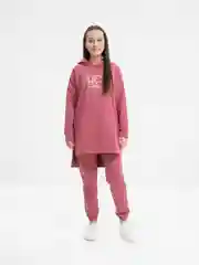 Фуксия женский комплект двойка, костюм, оверсайз,  Двунитка, Турция