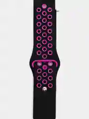 Пурпурный силиконовый ремешок для Xiaomi Amazfit Bip, Huawei, Haylou, Samsung, 20 мм, с кнопкой