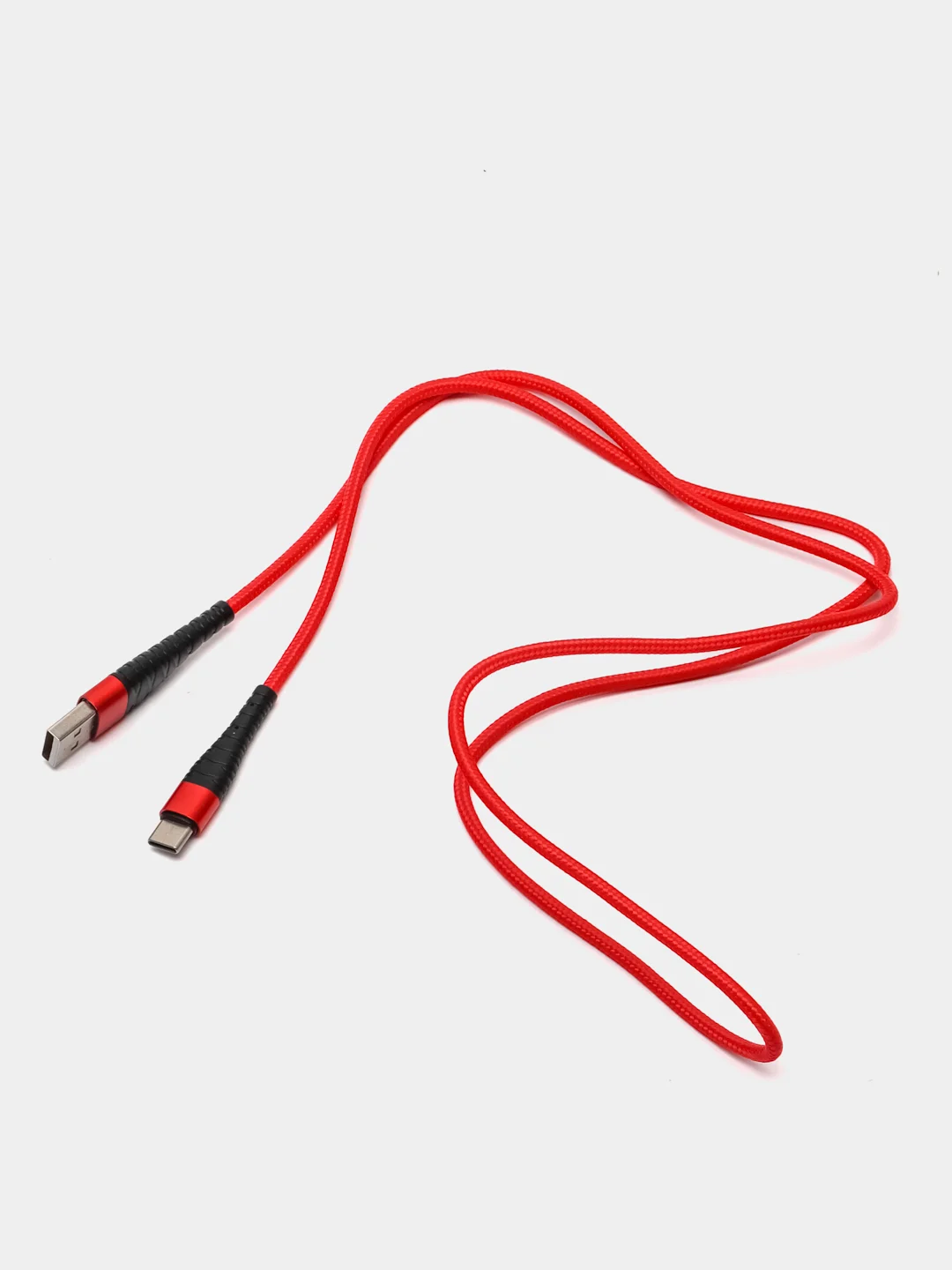Красный кабель для зарядки micro-USB / Type-C Borofone BX32