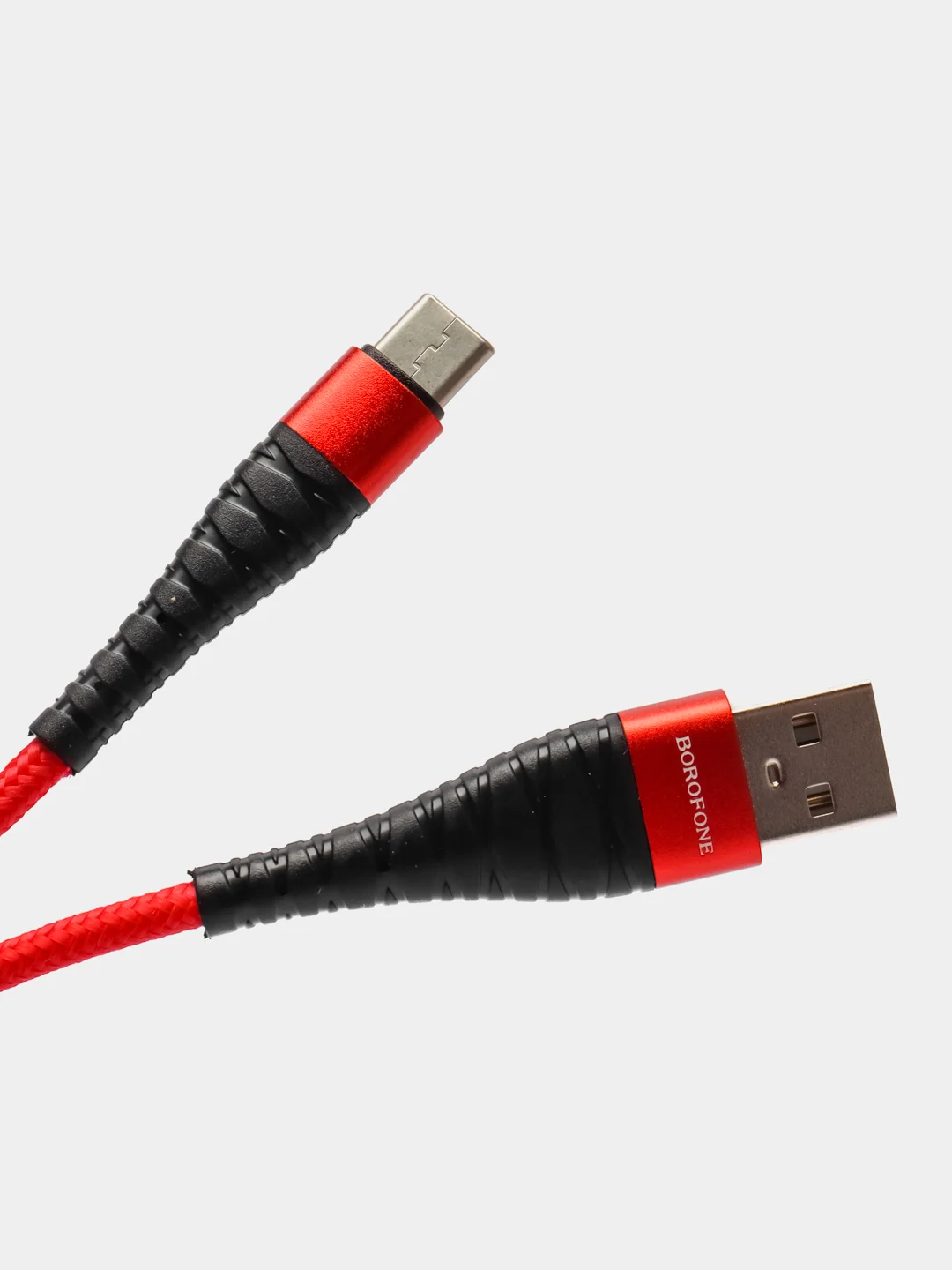 Красный кабель для зарядки micro-USB / Type-C Borofone BX32