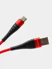 Красный кабель для зарядки micro-USB / Type-C Borofone BX32