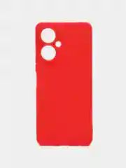 Красный силиконовый чехол для Tecno Camon 19 / 19 Pro (Техно Камон 19 / 19 Про), прозрачный