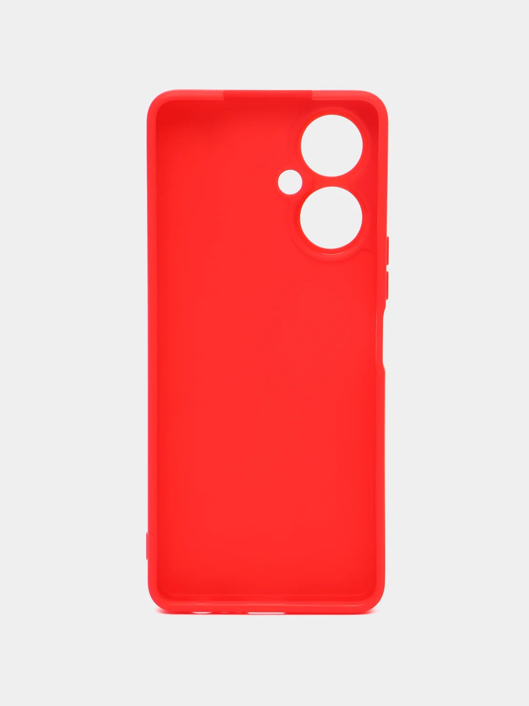 Красный силиконовый чехол для Tecno Camon 19 / 19 Pro (Техно Камон 19 / 19 Про), прозрачный