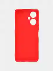 Красный силиконовый чехол для Tecno Camon 19 / 19 Pro (Техно Камон 19 / 19 Про), прозрачный