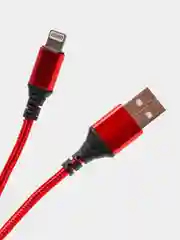Красный кабель для зарядки Borofone BX54  Lightning, Type-C, Micro-USB, быстрая зарядка