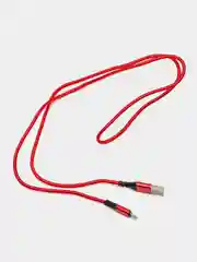 Красный кабель для зарядки Borofone BX54  Lightning, Type-C, Micro-USB, быстрая зарядка