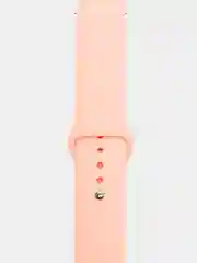 Розовый силиконовый ремешок для Xiaomi Amazfit Bip / Huawei / Haylou / Samsung, с кнопкой, 22 мм