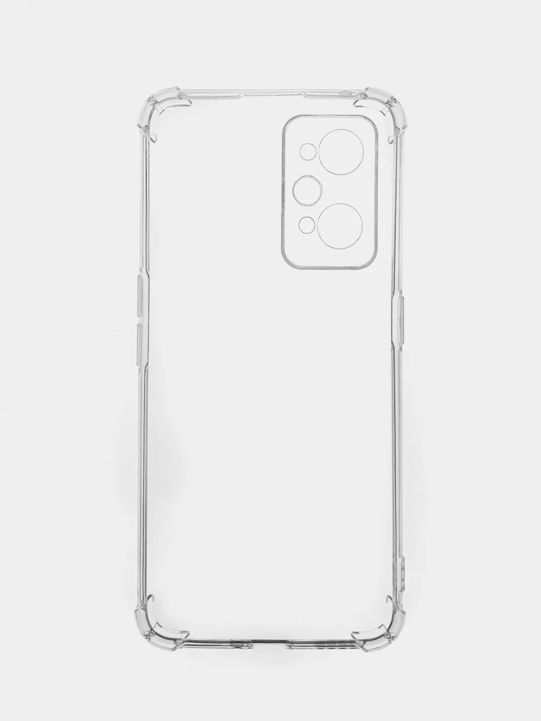 Прозрачный чехол Realme GT Neo 2 / GT Neo 3T, прозрачный, противоударный, с защитой камеры