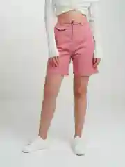 Фиолетовый шорты на ремне