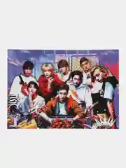 Красный открытки k-pop "Stray Kids", почтовые