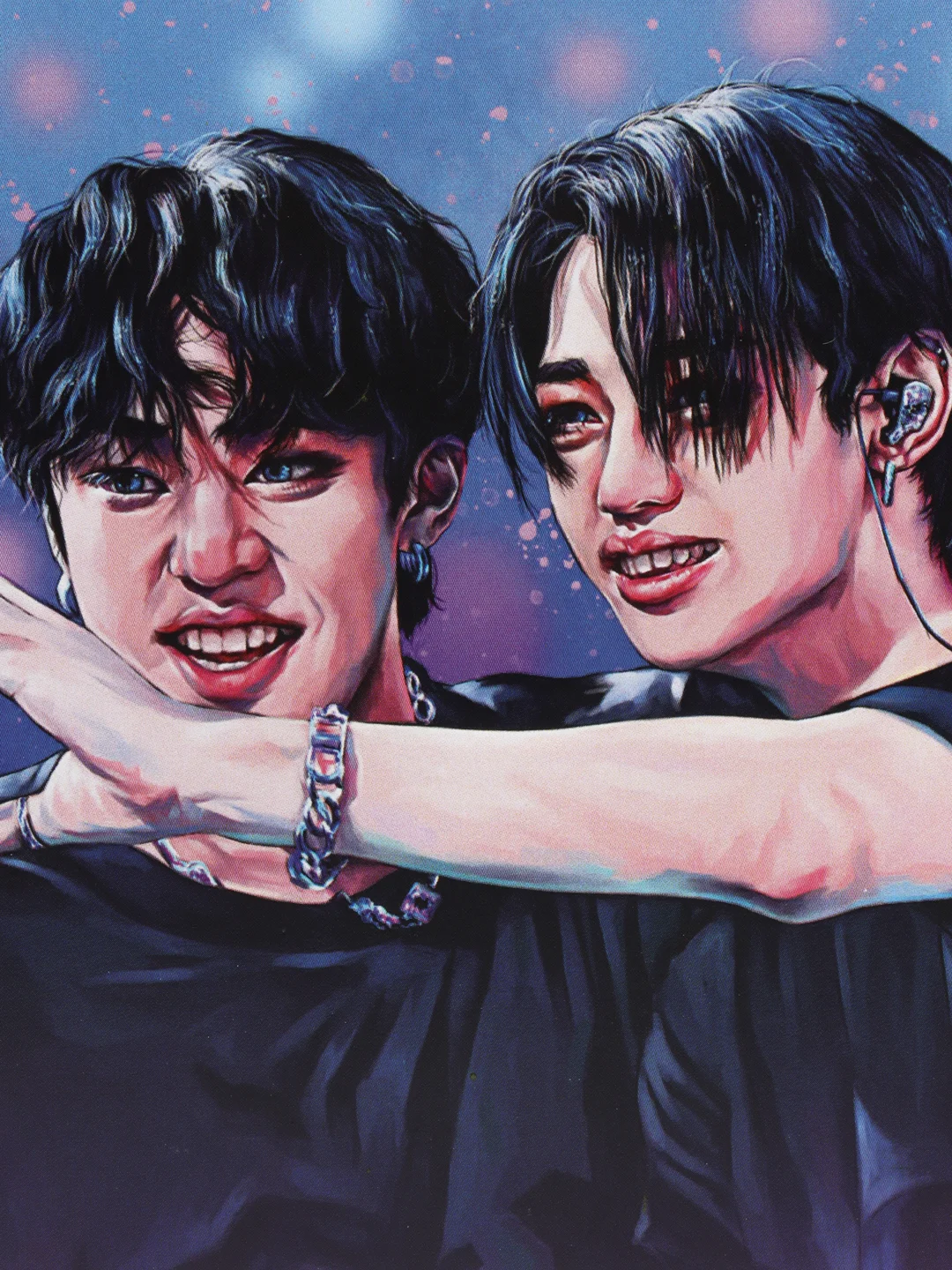 Лазурный открытки k-pop "Stray Kids", почтовые