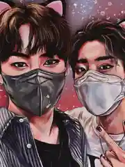 Розовый открытки k-pop "Stray Kids", почтовые