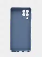 Синий меланж чехол для Samsung M53 5G (Самсунг М53), с защитой камеры