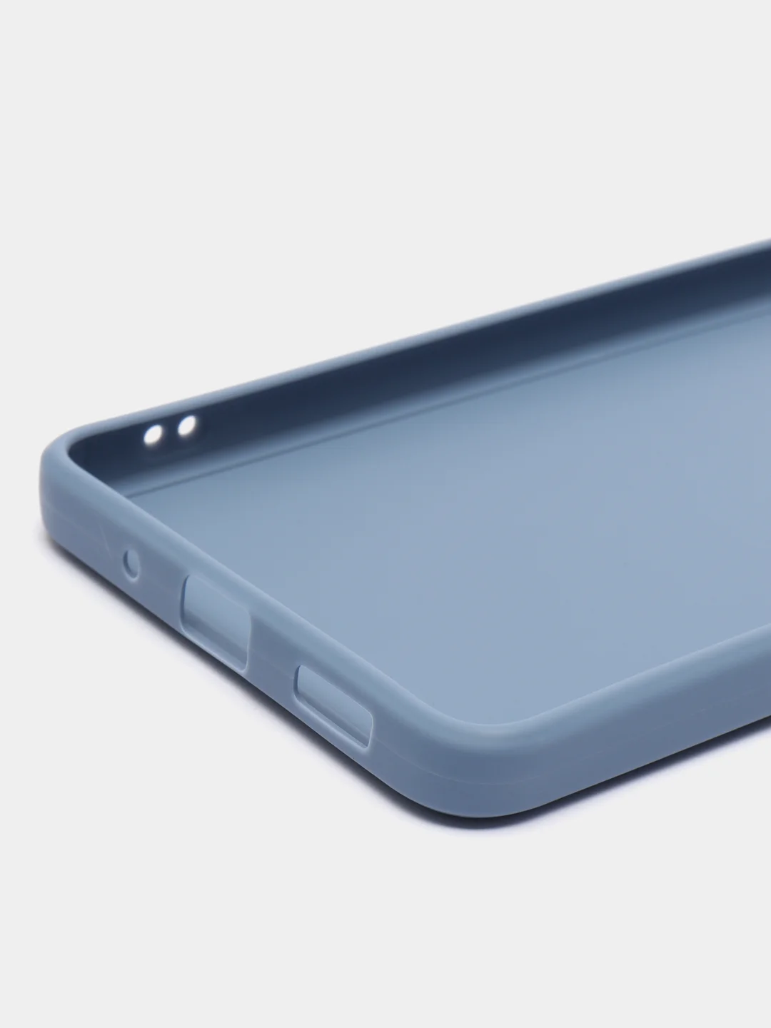 Синий меланж чехол для Samsung M53 5G (Самсунг М53), с защитой камеры