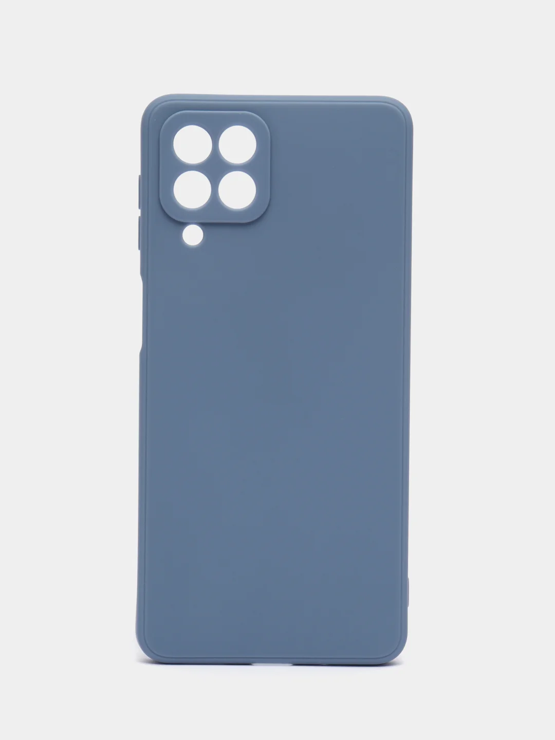 Синий меланж чехол для Samsung M53 5G (Самсунг М53), с защитой камеры