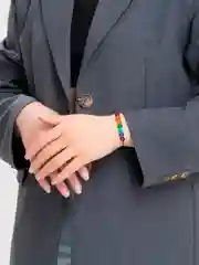 Разноцветный браслет на резинке, веревке