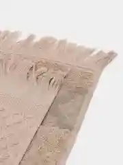 Бежевый полотенце махровое, банное