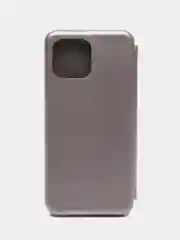 Серый чехол-книжка для Xiaomi Mi 11 Lite, Mi 11 Lite 5G NE (Сяоми Ми 11 Лайт)