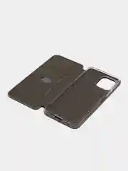 Серый чехол-книжка для Xiaomi Mi 11 Lite, Mi 11 Lite 5G NE (Сяоми Ми 11 Лайт)