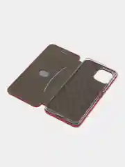 Красный чехол-книжка для Xiaomi Mi 11 Lite, Mi 11 Lite 5G NE (Сяоми Ми 11 Лайт)