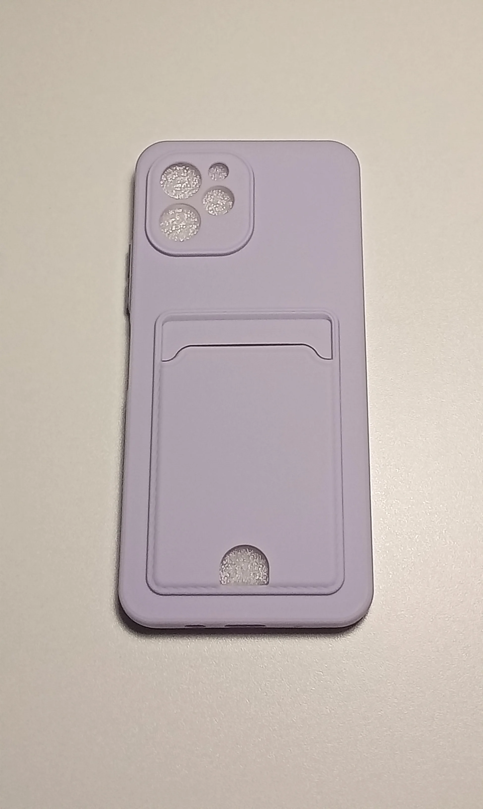 Голубой чехол XIAOMI POCO X5 PRO защитой камеры и карманом для пластиковой карты