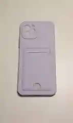 Голубой чехол XIAOMI POCO X5 PRO защитой камеры и карманом для пластиковой карты