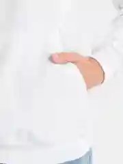 Белый худи мужской, тонкий, оверсайз