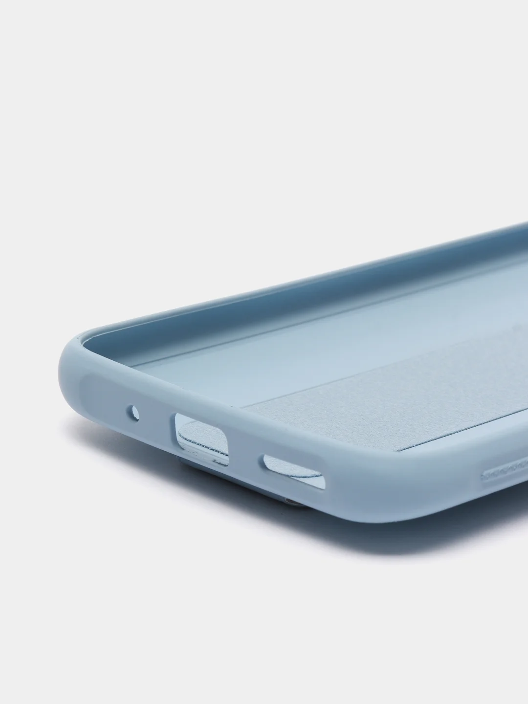Небесно-голубой чехол Xiaomi Redmi 9C, 9C NFC, 10A, Редми 9С (НФС), 10А силиконовый под кожу с подставкой
