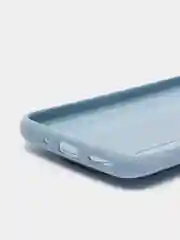 Небесно-голубой чехол Xiaomi Redmi 9C, 9C NFC, 10A, Редми 9С (НФС), 10А силиконовый под кожу с подставкой
