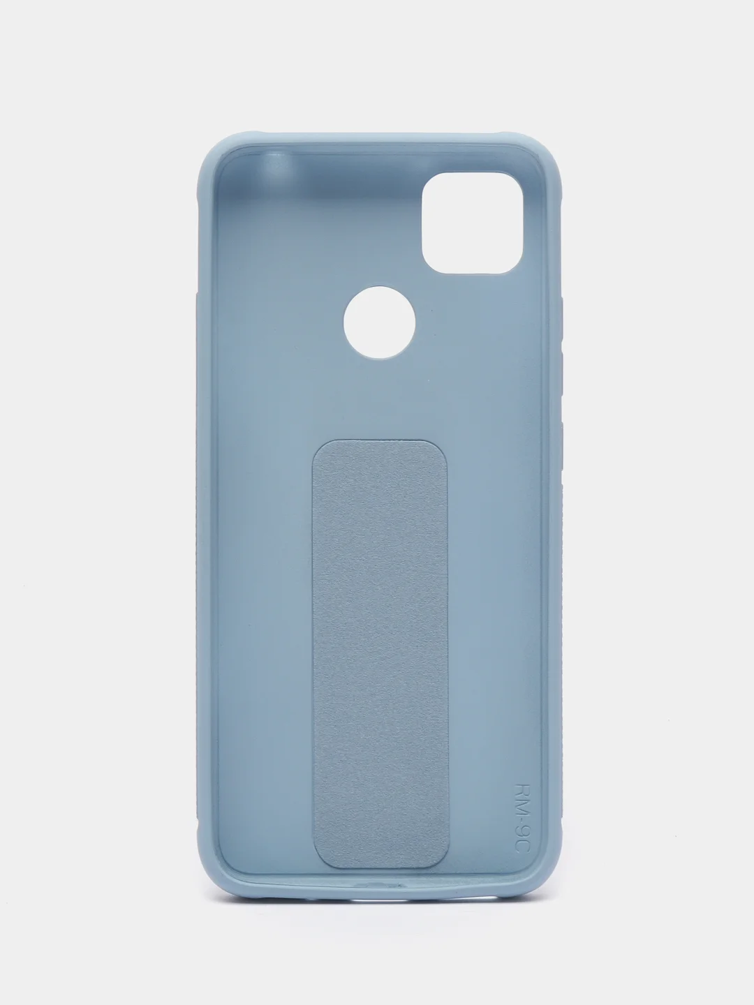 Небесно-голубой чехол Xiaomi Redmi 9C, 9C NFC, 10A, Редми 9С (НФС), 10А силиконовый под кожу с подставкой