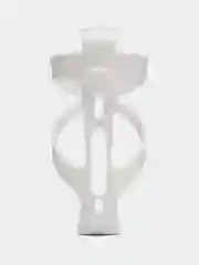 Белый держатель бутылок для велосипеда усиленный (флягодержатель)