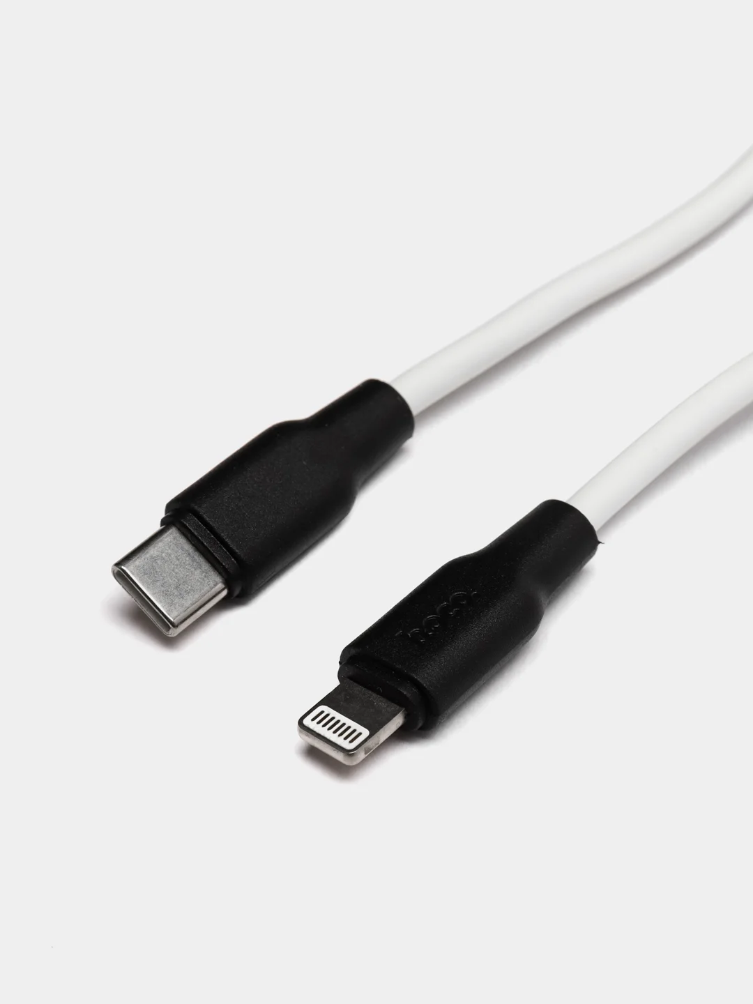 Белый кабель силиконовый Type-C - Lightning Hoco X21 Plus (PD) Для iPhone, iPad, iPod, AirPods