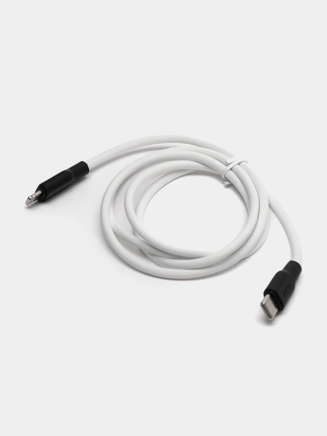 Белый кабель силиконовый Type-C - Lightning Hoco X21 Plus (PD) Для iPhone, iPad, iPod, AirPods