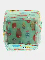 Зеленый корзина для белья, в ванную