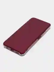 Бордовый чехол-книжка для HUAWEI nova Y71 / Y70 / Y70 Plus (Хуавей Нова у70 / у70 Плюс)