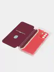 Бордовый чехол-книжка для HUAWEI nova Y71 / Y70 / Y70 Plus (Хуавей Нова у70 / у70 Плюс)